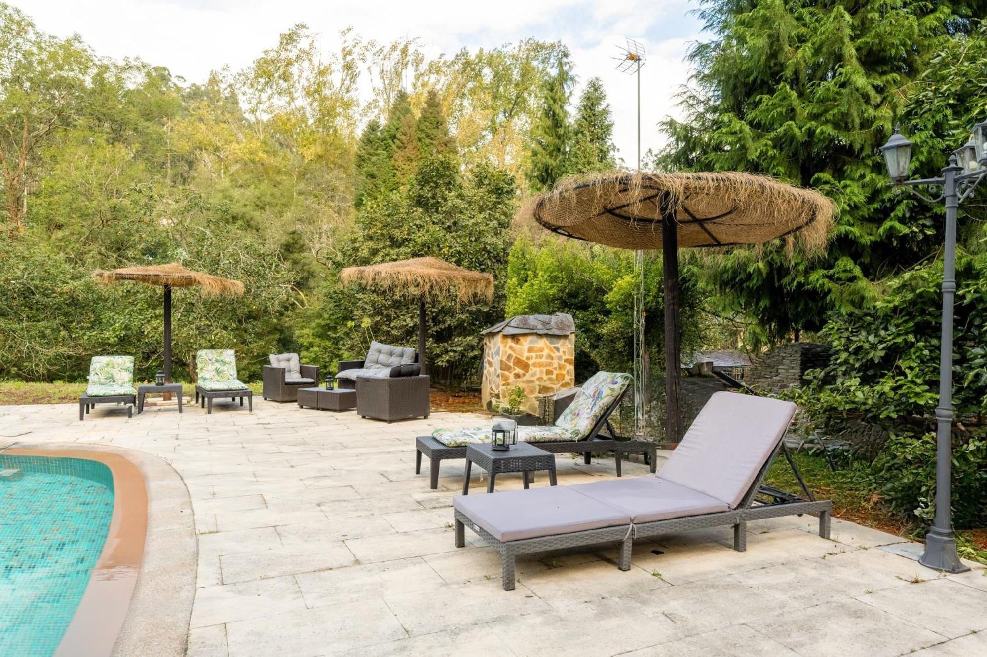 Villa En Asturias Con Cine, Piscina, Bbq, Juegos, 14 Pax Cobre Екстер'єр фото